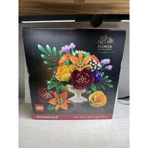 LEGO Bontanicals #10345 Flower Arrangement - 1161 Pieces, New Opened Box